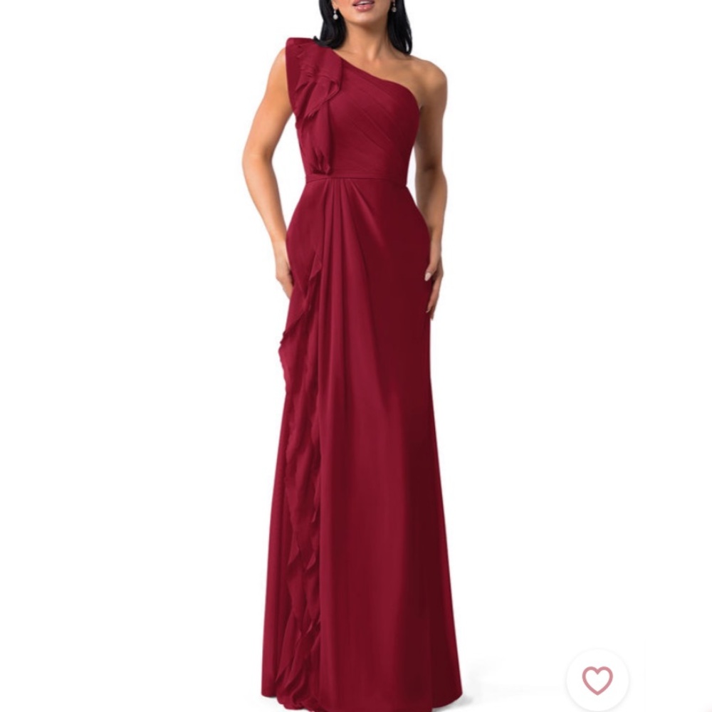 Azazie Sharon Dress in Burgundy